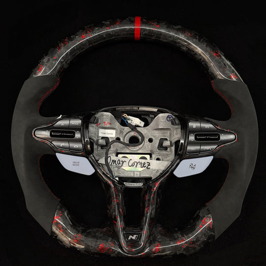2019+ Hyundai Elantra N/Veloster N/I30 N/Kona N Carbon Fiber Steering Wheel