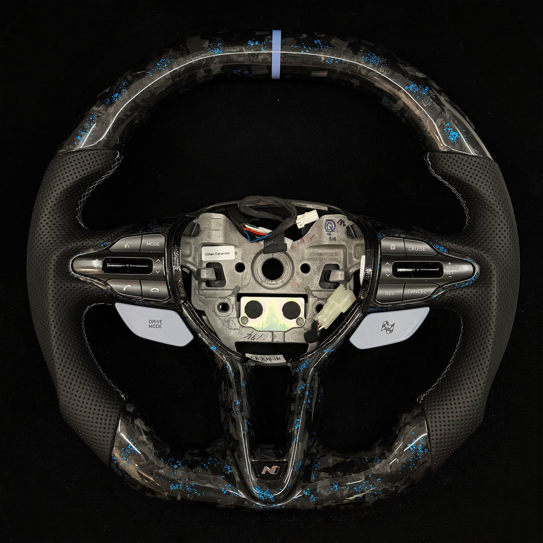 2019+ Hyundai Elantra N/Veloster N/I30 N/Kona N Carbon Fiber Steering Wheel