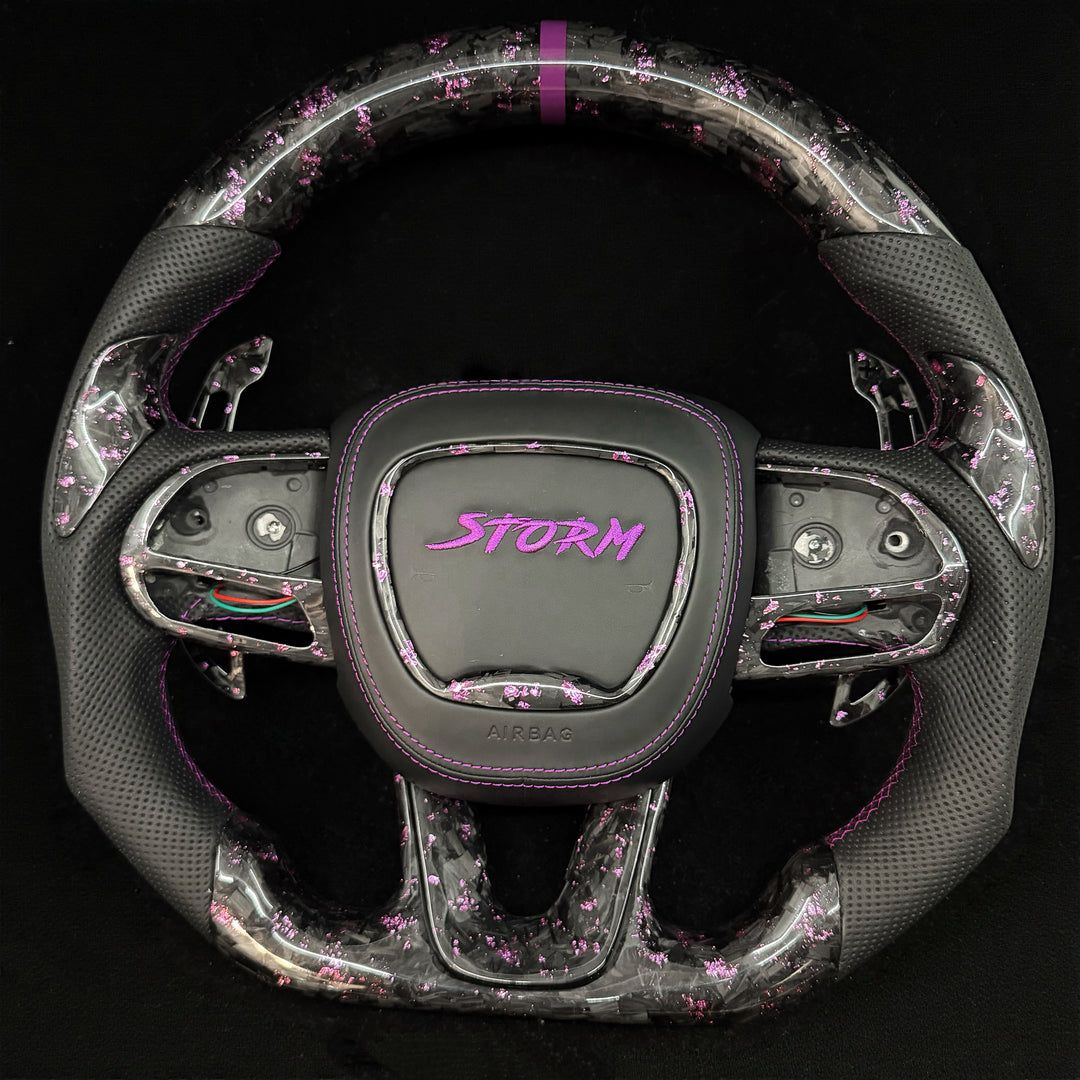 2015-2023 Dodge Charger/Challenger/Durango/WK2 Jeep SRT/Trackhawk Carbon Fiber Steering Wheel