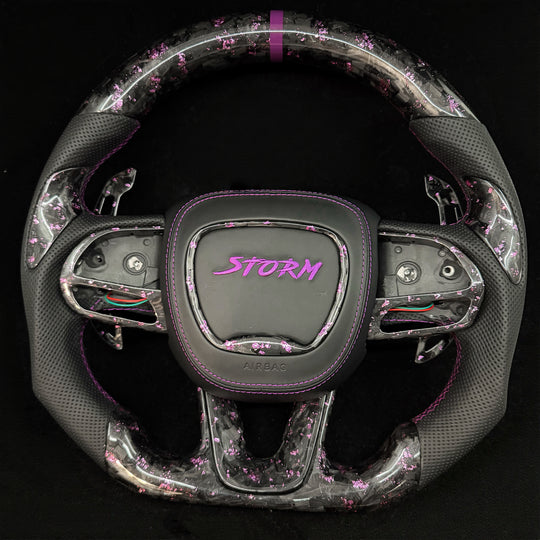 2015-2023 Dodge Charger/Challenger/Durango/WK2 Jeep SRT/Trackhawk Carbon Fiber Steering Wheel