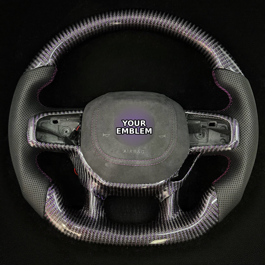 2019-2024 Dodge RAM Carbon Fiber Steering Wheel