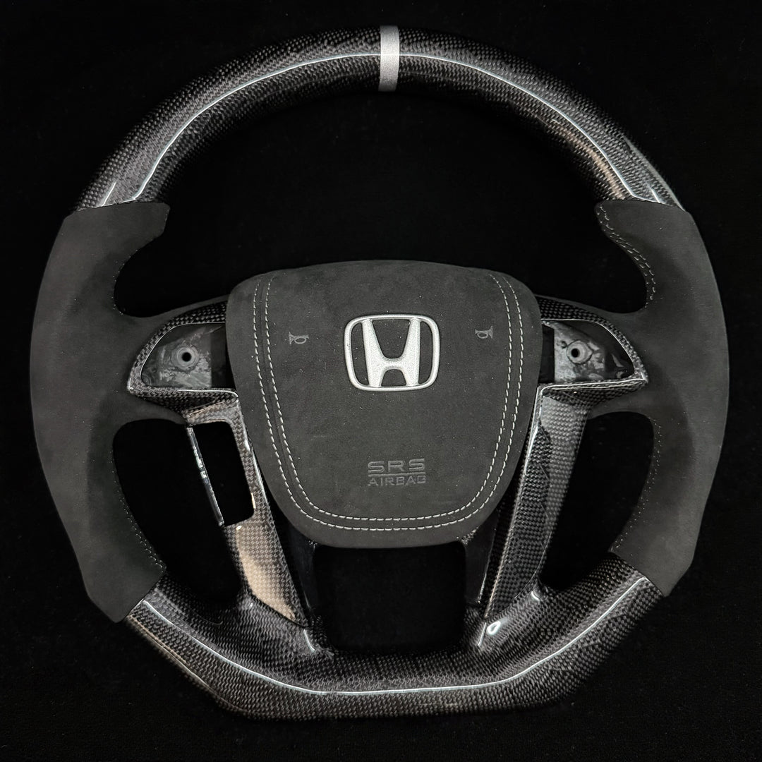 2008-2012 Honda 8th Gen Accord Carbon Fiber Steering Wheel