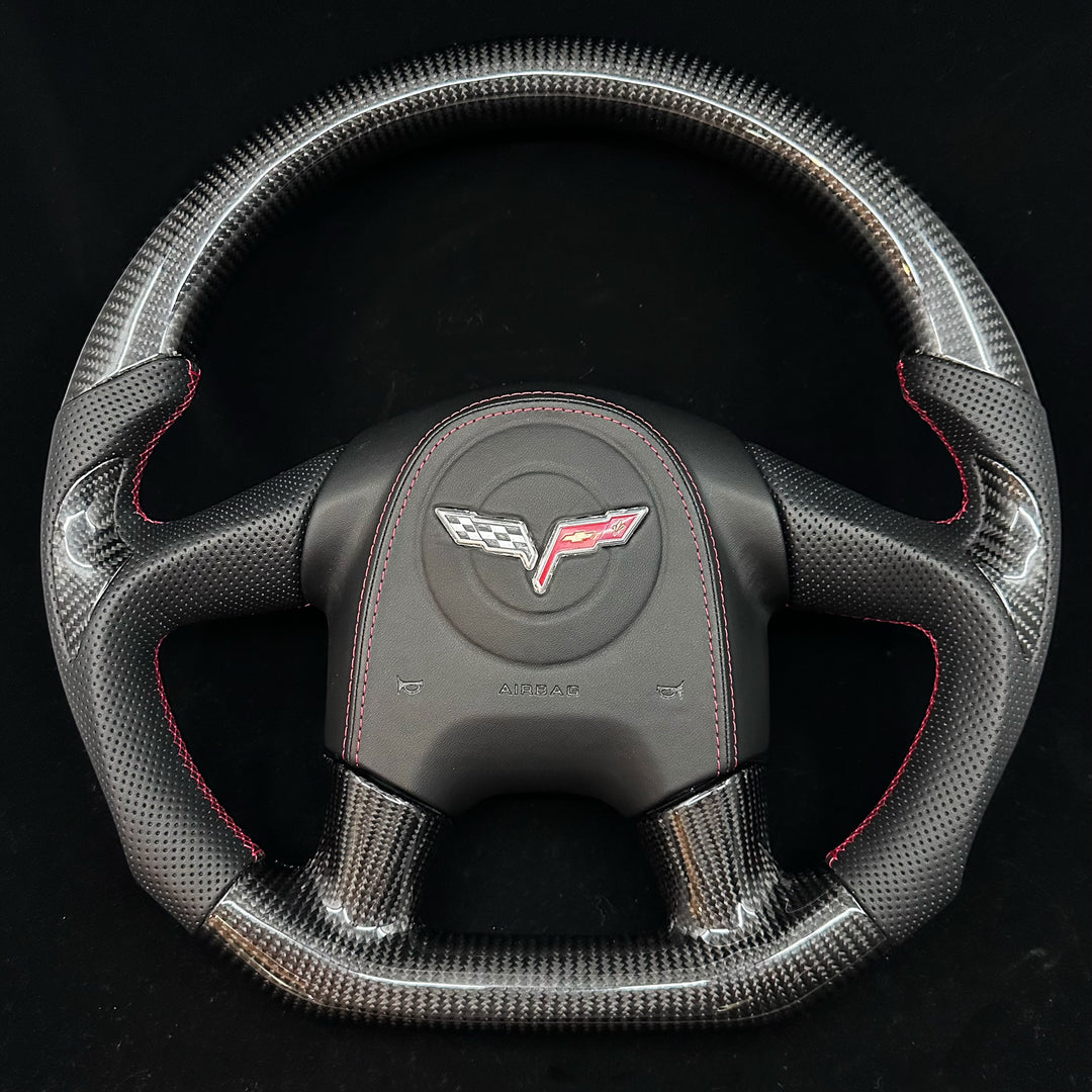 2005-2013 C6 Chevrolet Corvette Carbon Fiber Steering Wheel
