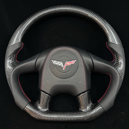 2005-2013 C6 Chevrolet Corvette Carbon Fiber Steering Wheel