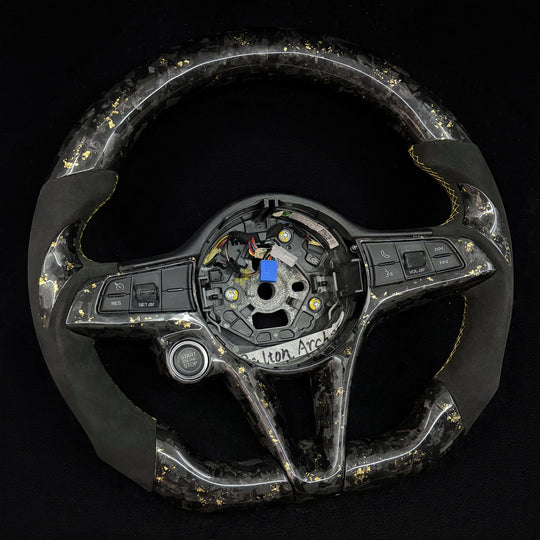 2016-2019 Alfa Romeo Giulia/Stelvio Carbon Fiber Steering Wheel
