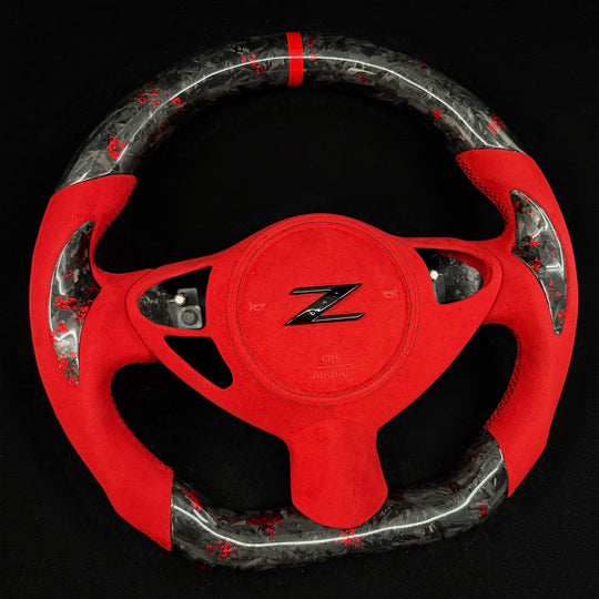 2009+ Nissan 370Z/Juke/09-14 Volante de fibra de carbono Maxima
