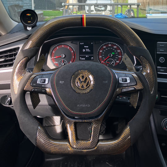 2015-2021 Volkswagen/VW MK7 Golf/Jetta/Passat Carbon Fiber Steering Wheel