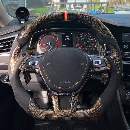 2015-2021 Volkswagen/VW MK7 Golf/Jetta/Passat Carbon Fiber Steering Wheel