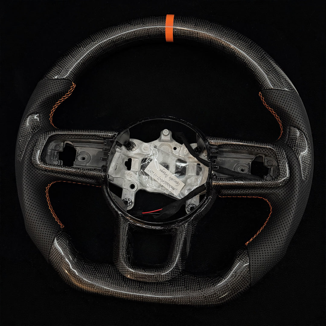 2018+ Jeep JL Wrangler/Gladiator Carbon Fiber Steering Wheel