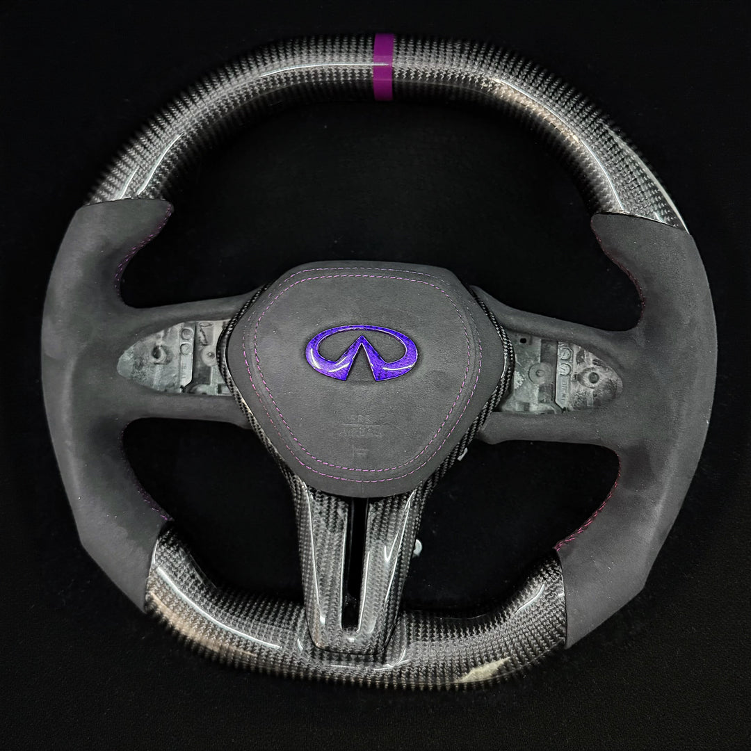 2017+ Infiniti Q60/2018+ Q50 Carbon Fiber Steering Wheel