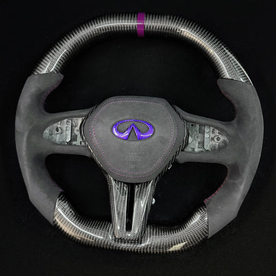 2017+ Infiniti Q60/2018+ Q50 Carbon Fiber Steering Wheel