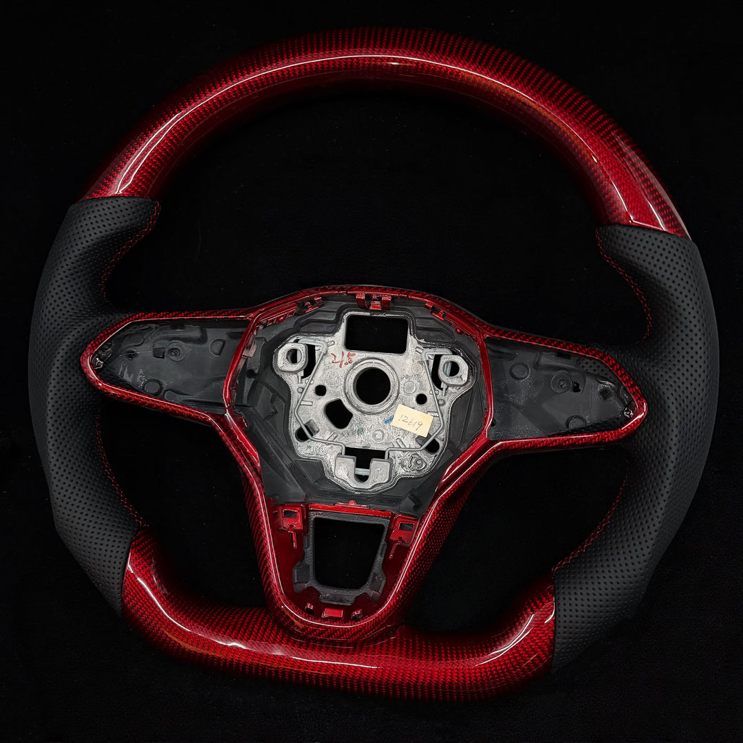 2022+ Volkswagen/VW Golf MK8 GTI/R/Jetta GLI Carbon Fiber Steering Wheel