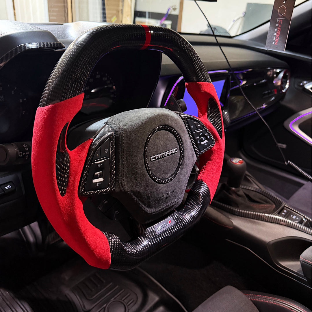 2016+ Chevrolet Camaro Carbon Fiber Steering Wheel