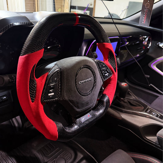 2016+ Chevrolet Camaro Carbon Fiber Steering Wheel