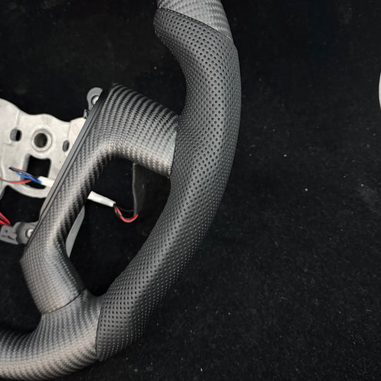IN STOCK - 2007-2014 Chevrolet Silverado/Tahoe/GMC Sierra/Yukon/Cadillac Escalade Heated Carbon Fiber Steering Wheel
