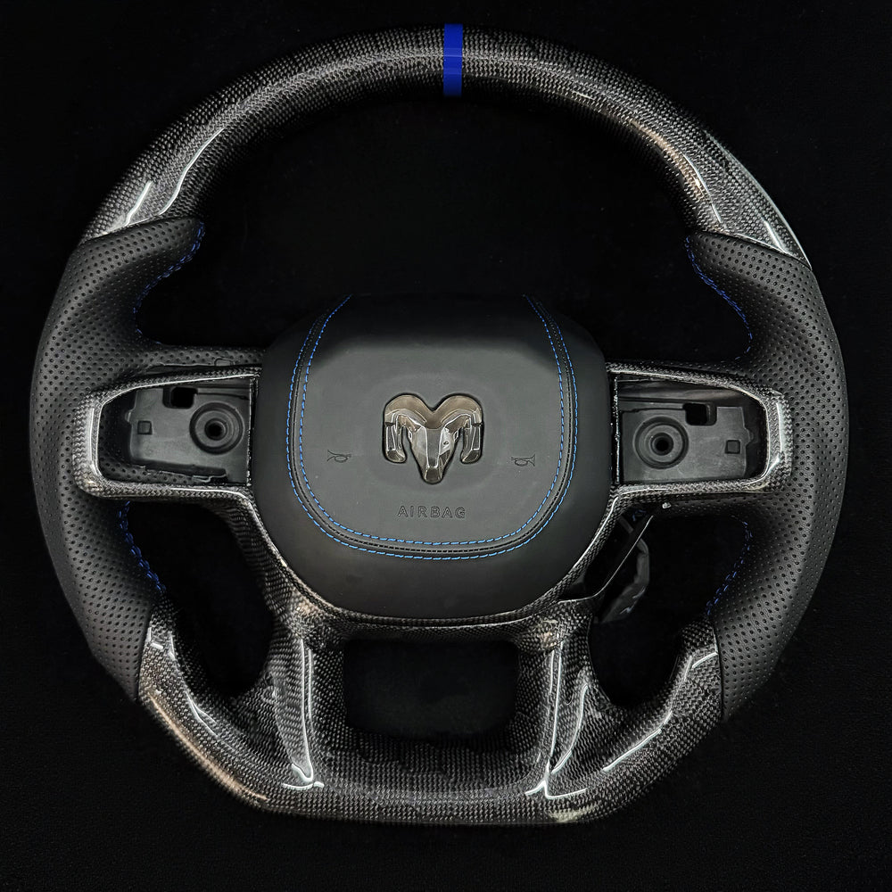 2019-2024 Dodge RAM Carbon Fiber Steering Wheel