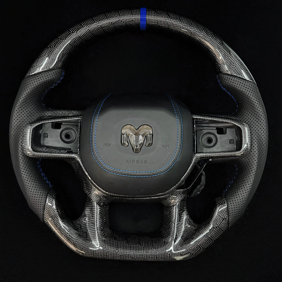 Volante de fibra de carbono Dodge RAM 1500 2019+