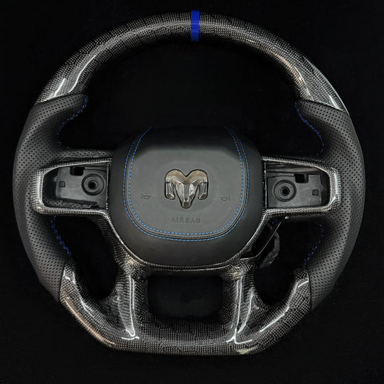 Volante de fibra de carbono Dodge RAM 1500 2019+