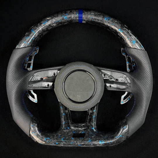 Audi B9/2017-2025 8V A/S/RS 3/4/5 Carbon Fiber Steering Wheel