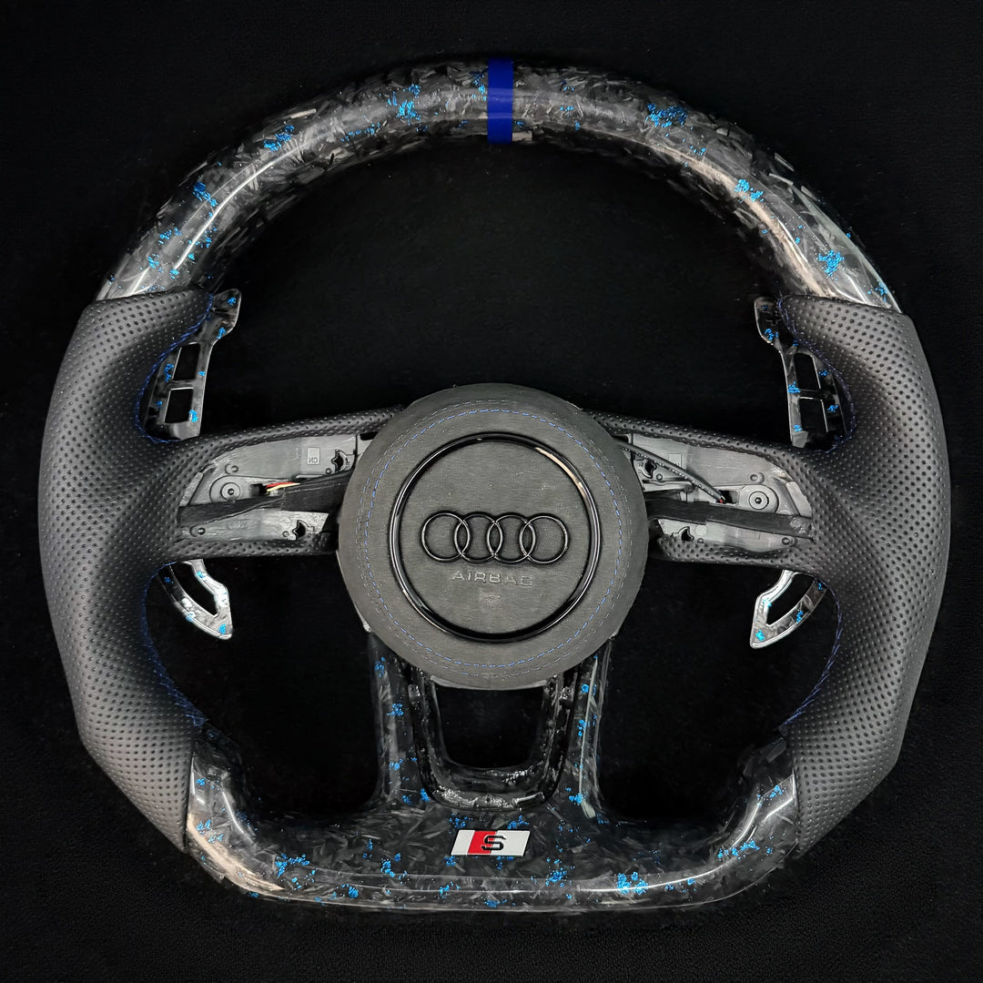 Audi B9/2017-2025 8V A/S/RS 3/4/5 Carbon Fiber Steering Wheel