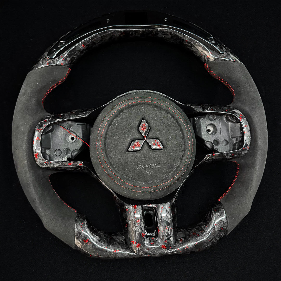 Mitsubishi Lancer Evo X Carbon Fiber Steering Wheel