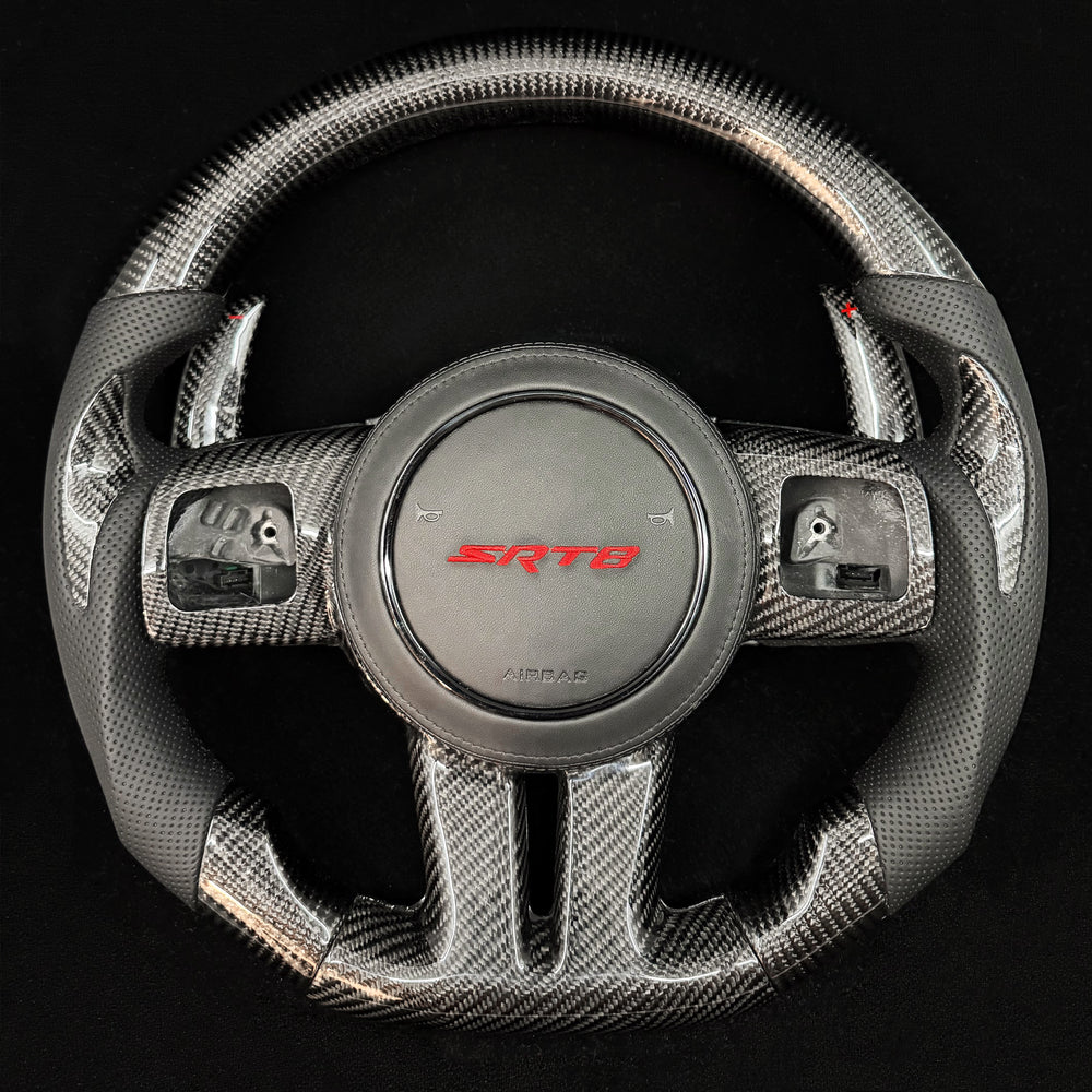 2012-2014 Dodge/Jeep/Chrysler SRT8 Carbon Fiber Steering Wheel