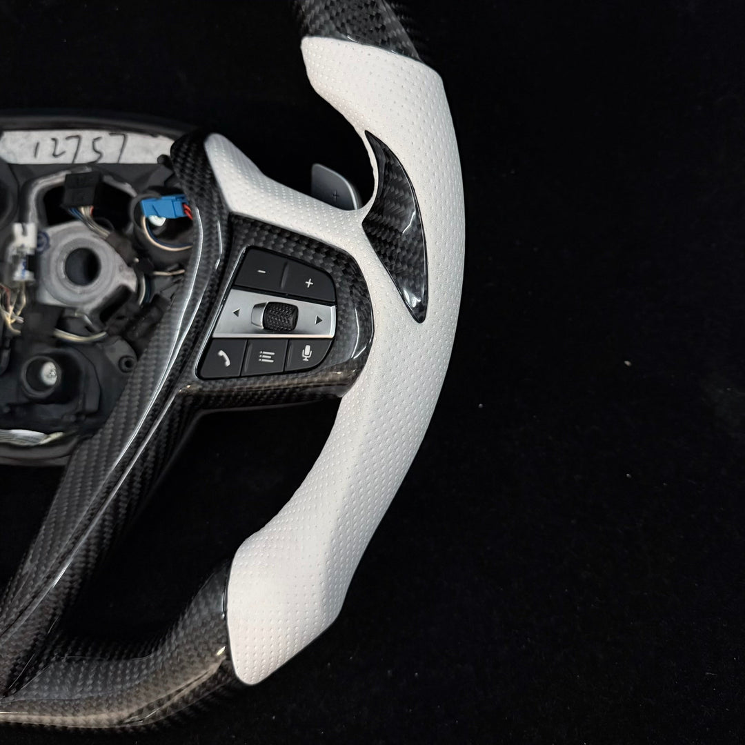 IN STOCK - 2019-2024 BMW G2X 3/4-series Non-M-Sport Carbon Fiber Steering Wheel - Steering Wheels