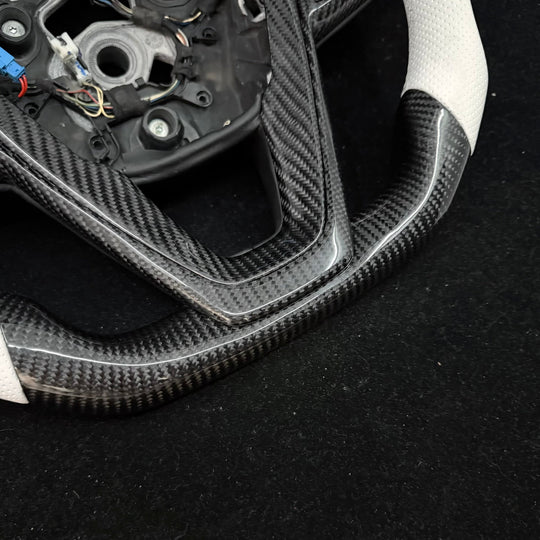 IN STOCK - 2019-2024 BMW G2X 3/4-series Non-M-Sport Carbon Fiber Steering Wheel - Steering Wheels