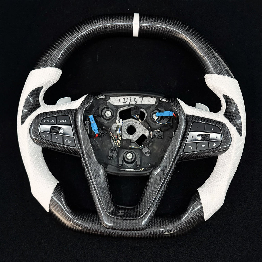 IN STOCK - 2019-2024 BMW G2X 3/4-series Non-M-Sport Carbon Fiber Steering Wheel - Steering Wheels
