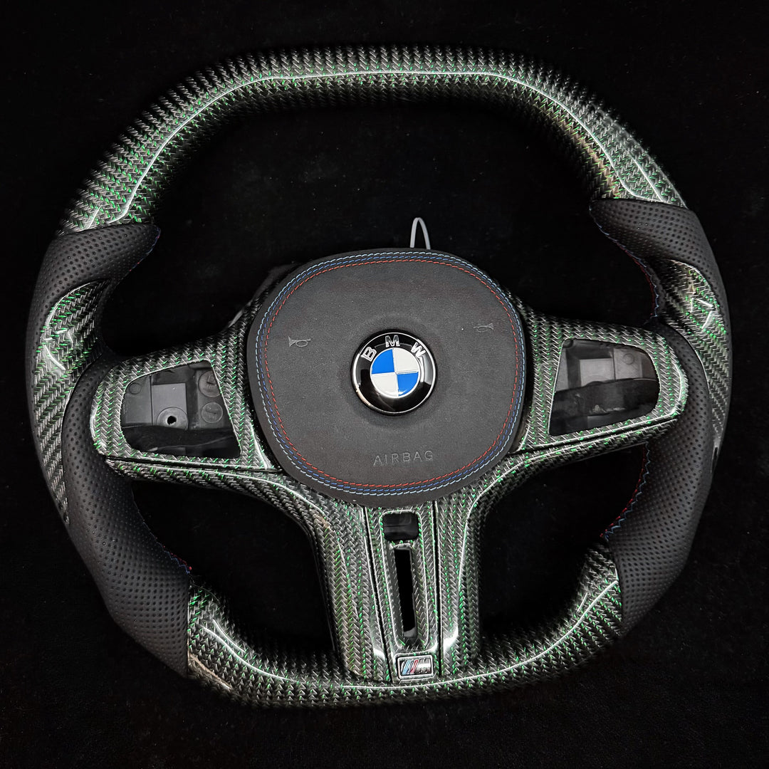 2018+ BMW 8-series G14/G15/G16 Carbon Fiber Steering Wheel