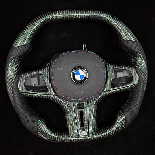 2018+ BMW 8-series G14/G15/G16 Carbon Fiber Steering Wheel