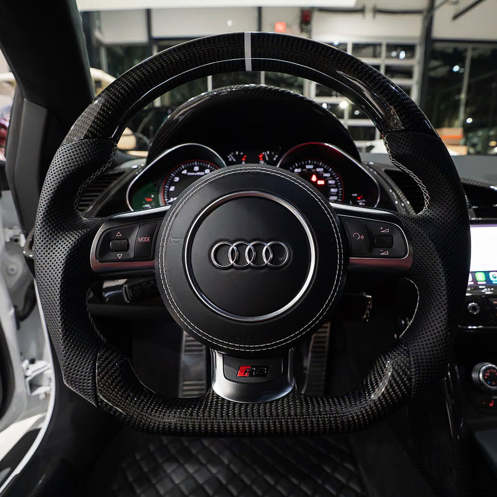 2006-2015 Audi R8/TT Carbon Fiber Steering Wheel