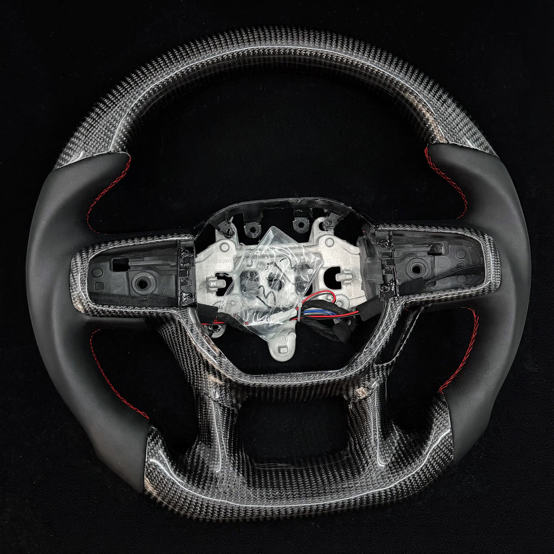IN STOCK - 2019-2025 Dodge RAM 1500 Heated Carbon Fiber Steering Wheel - Steering Wheels