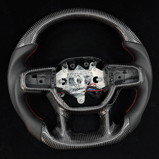 IN STOCK - 2019-2025 Dodge RAM 1500 Heated Carbon Fiber Steering Wheel - Steering Wheels