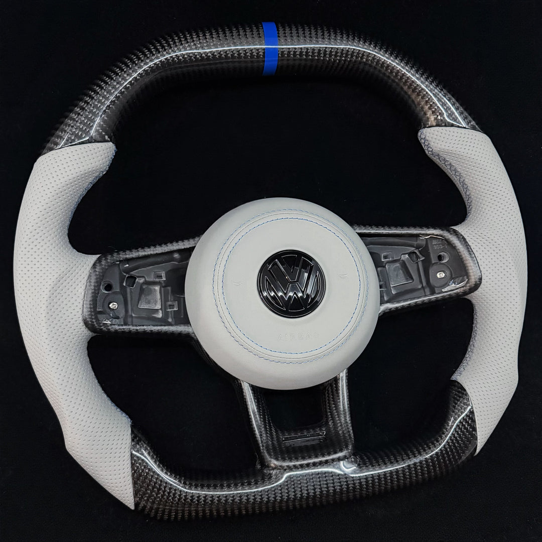 Volante de fibra de carbono Volkswagen Golf MK7 GTI/R/Jetta GLI 2015-2021