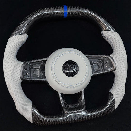 Volante de fibra de carbono Volkswagen Golf MK7 GTI/R/Jetta GLI 2015-2021