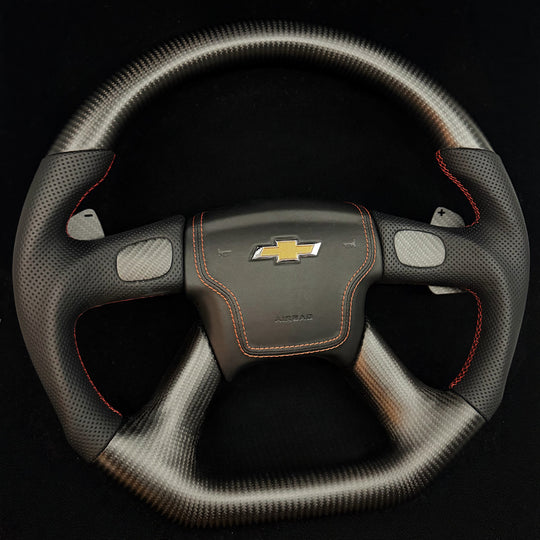 2003-2006 Chevrolet Silverado/TRAILBLAZER/Tahoe, GMC YUKON/SIERRA Cadillac Escalade Carbon Fiber Steering Wheel