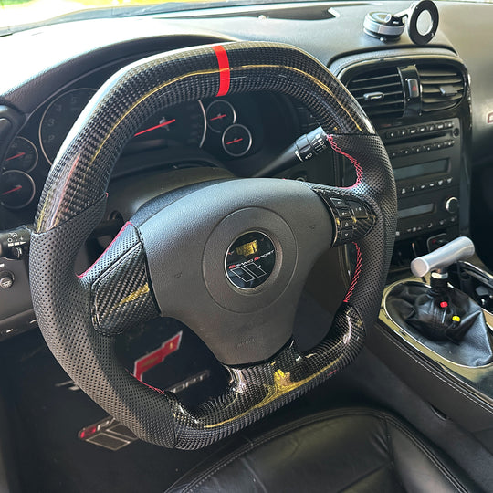 2005-2013 C6 Chevrolet Corvette Carbon Fiber Steering Wheel