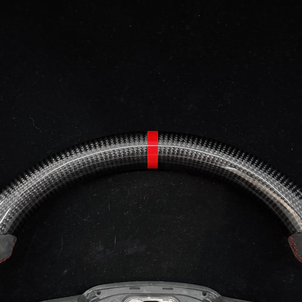 IN STOCK - 2021-2025 Audi B9.5 A/S/RS 4/5 S/RS Q7/8 Carbon Fiber Steering Wheel - Steering Wheels