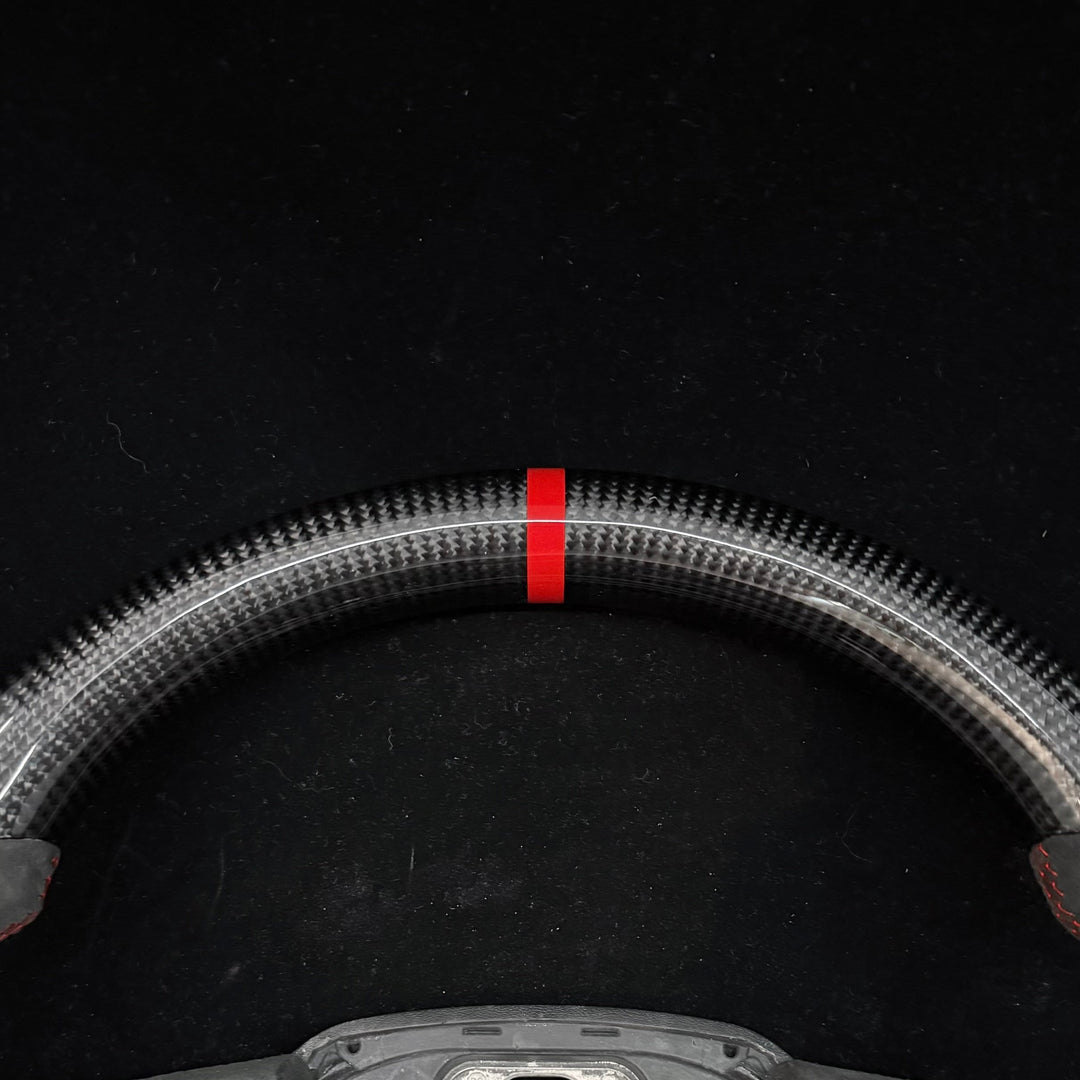 IN STOCK - 2021-2025 Audi B9.5 A/S/RS 4/5 S/RS Q7/8 Carbon Fiber Steering Wheel - Steering Wheels