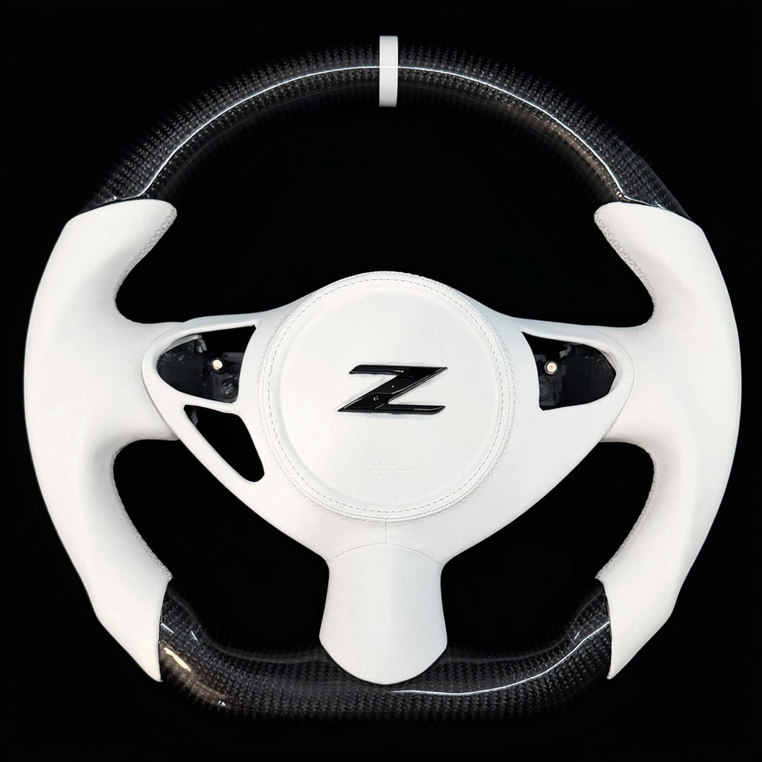 2009+ Nissan 370Z/Juke/09-14 Maxima Carbon Fiber Steering Wheel