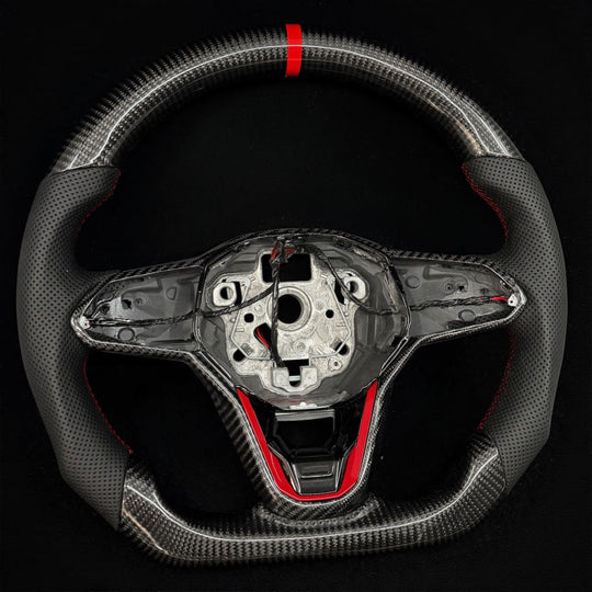 2022+ Volkswagen/VW Golf MK8 GTI/R/Jetta GLI Carbon Fiber Steering Wheel