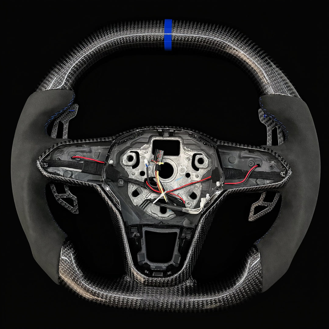 2022+ Volkswagen/VW Golf MK8 GTI/R/Jetta GLI Carbon Fiber Steering Wheel