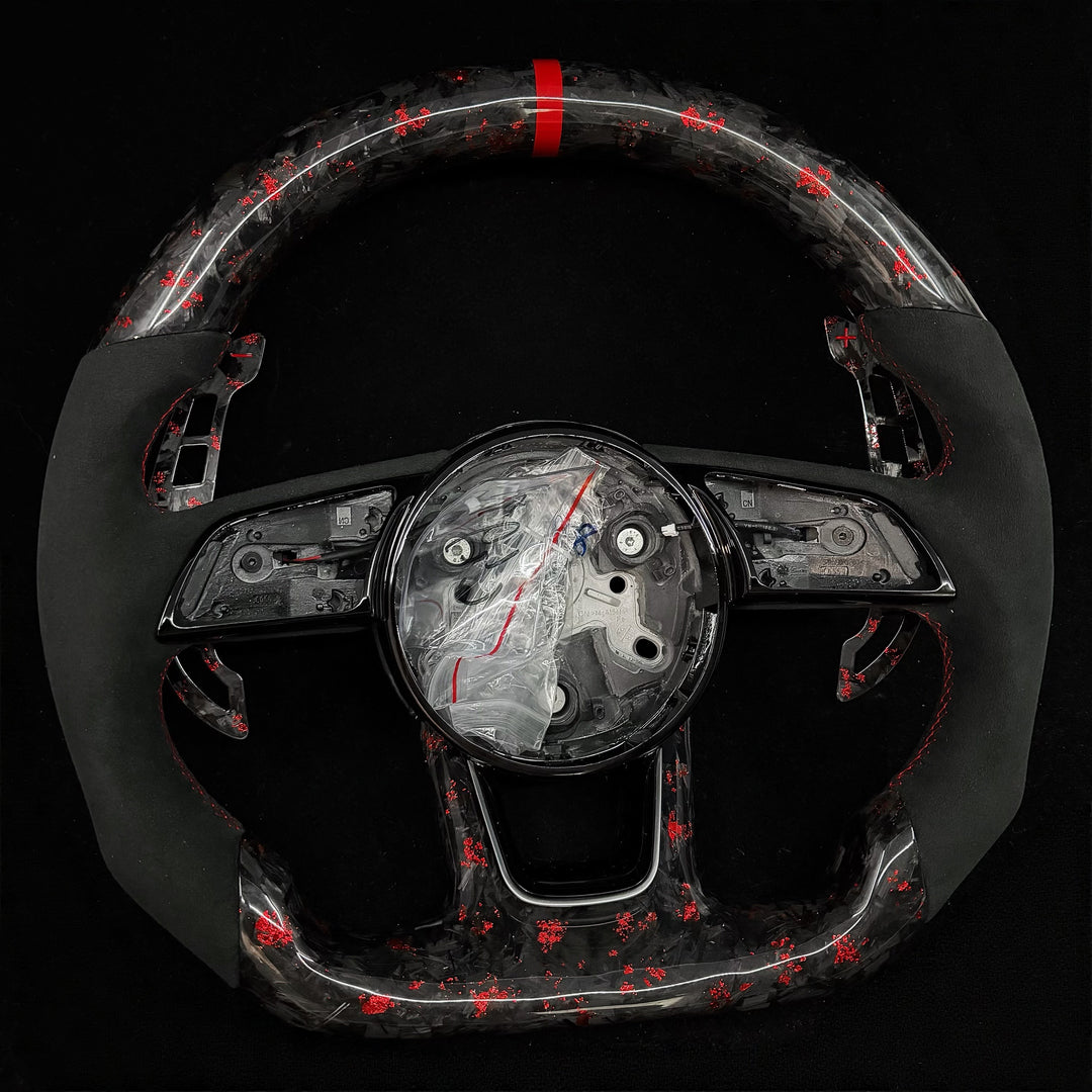 Audi B9/2017-2025 8V A/S/RS 3/4/5 Carbon Fiber Steering Wheel