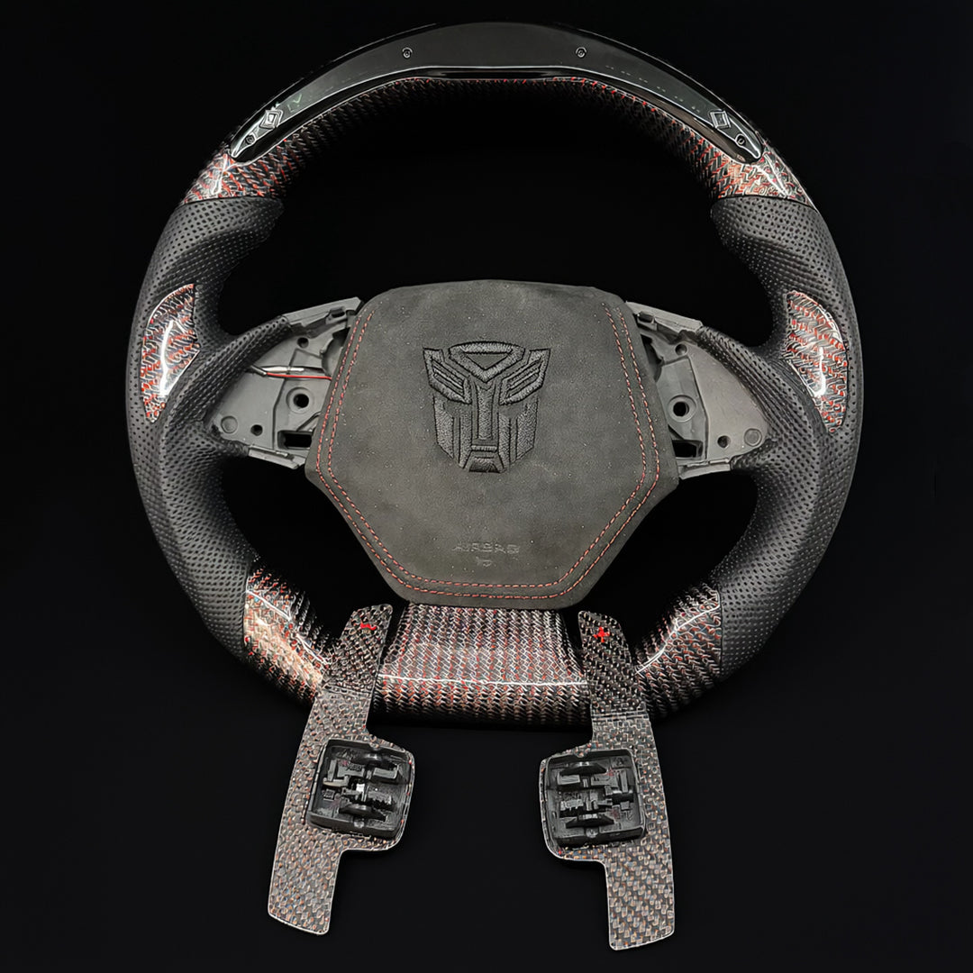 2016+ Chevrolet Camaro Carbon Fiber Steering Wheel