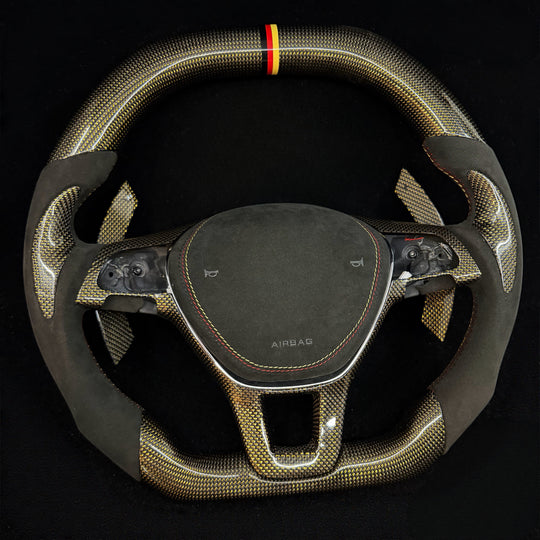 2015-2021 Volkswagen/VW MK7 Golf/Jetta/Passat Carbon Fiber Steering Wheel