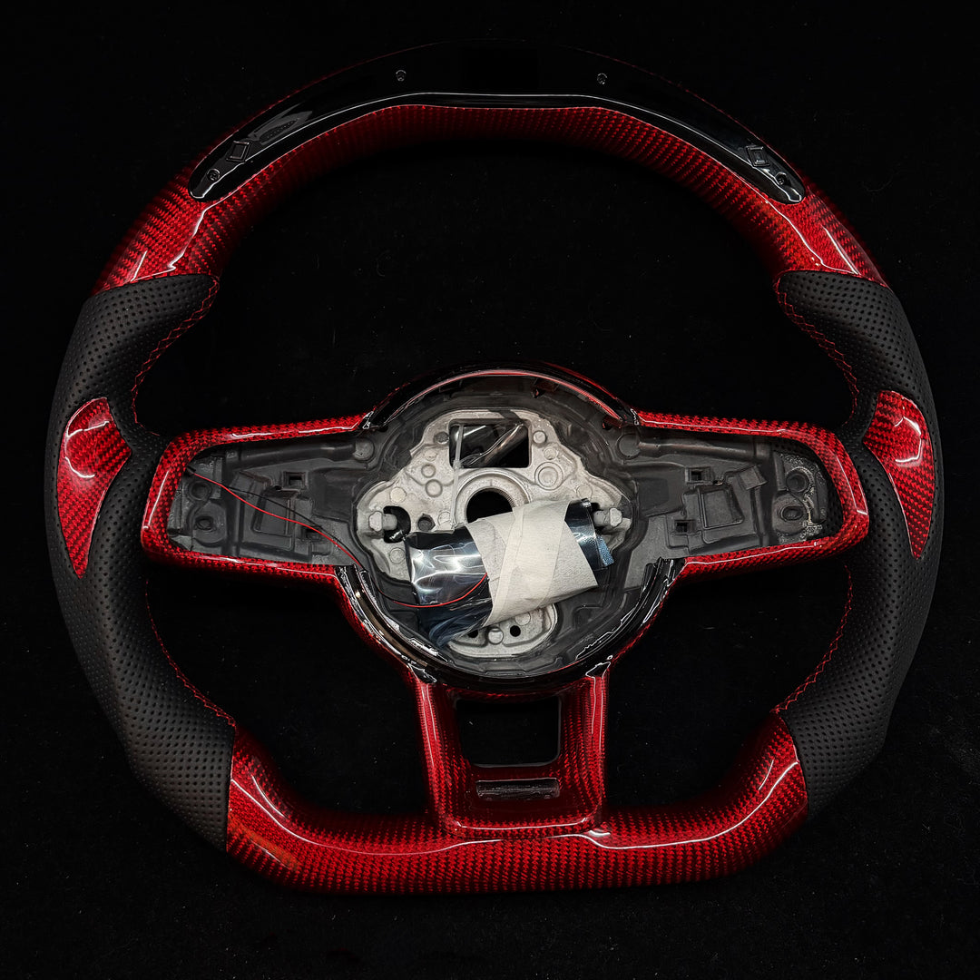 Volante de fibra de carbono Volkswagen Golf MK7 GTI/R/Jetta GLI 2015-2021