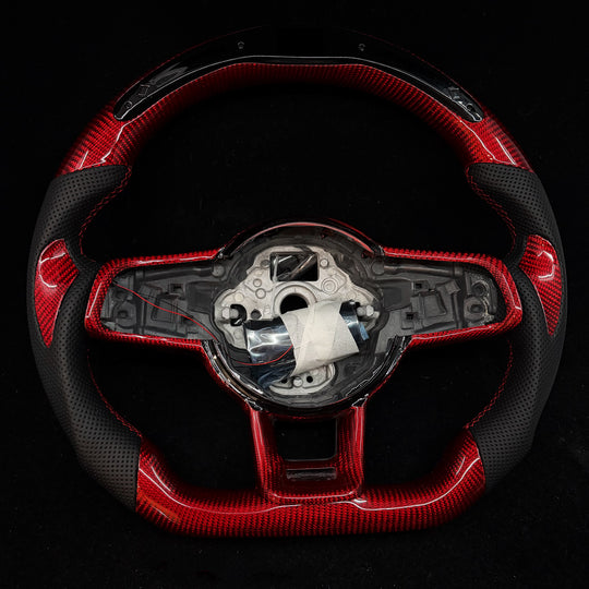 Volante de fibra de carbono Volkswagen Golf MK7 GTI/R/Jetta GLI 2015-2021