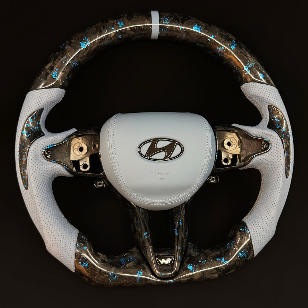 2019+ Hyundai Elantra N/Veloster N/I30 N/Kona N Carbon Fiber Steering Wheel
