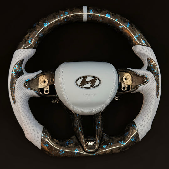 2019+ Hyundai Elantra N/Veloster N/I30 N/Kona N Carbon Fiber Steering Wheel